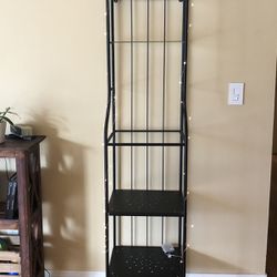 Black Bookcase With Glass Shelves