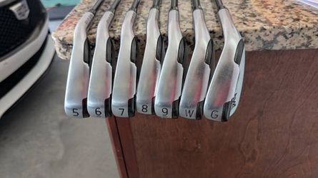 PXG 0311Xp Gen 5 Iron Set 5-gw project x cypher graphite shafts fifty 5.0 Regular Flex rh great shape pxg grips