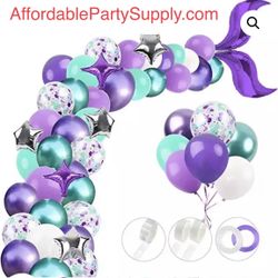 Mermaid Balloon Arch 
