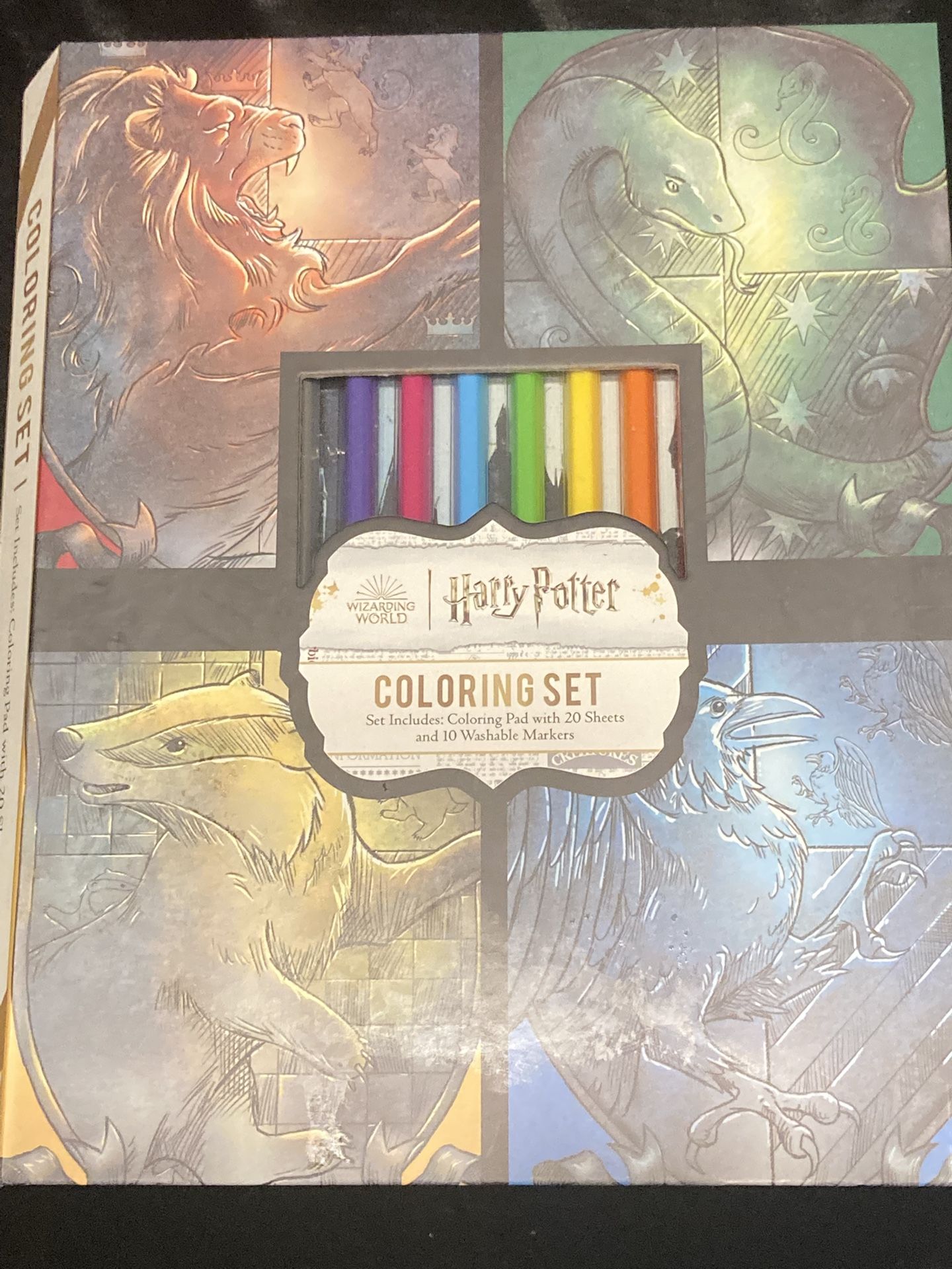 Harry Potter Coloring Art Set Book