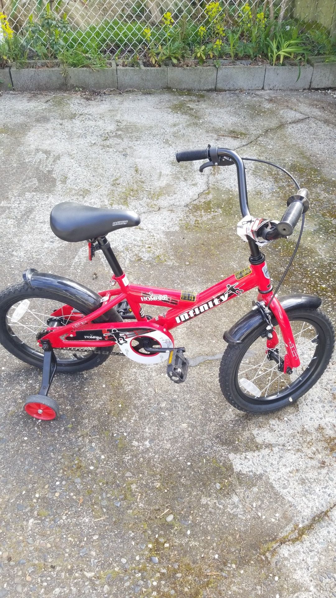 Infinity Hombre Kids Bike with 16" Wheels