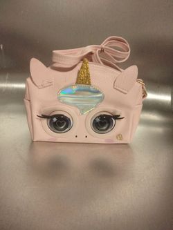 Pink Unicorn Novelty Crossbody Bag
