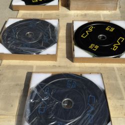 CAP Brand new Olympic bumper Weight Plates - 260lbs Set