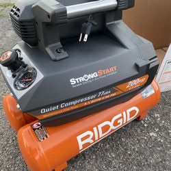 Ridgid 4.5 Gal. Portable Electric Quiet Air Compressor