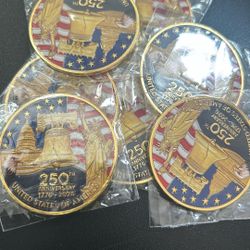250th Anniversary Commerative Coins 1(contact info removed)