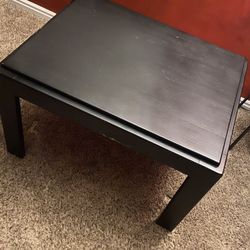 thick Wood End Table