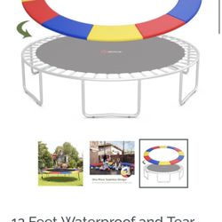 12 Feet Waterproof and Tear-Resistant Universal Trampoline Safety Pad Spring Cover