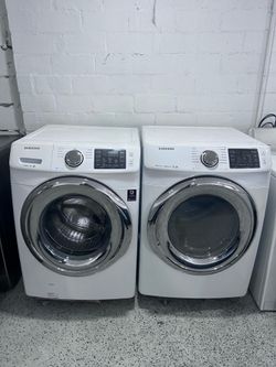 SAMSUNG. WASHER AND. DRYER. SET