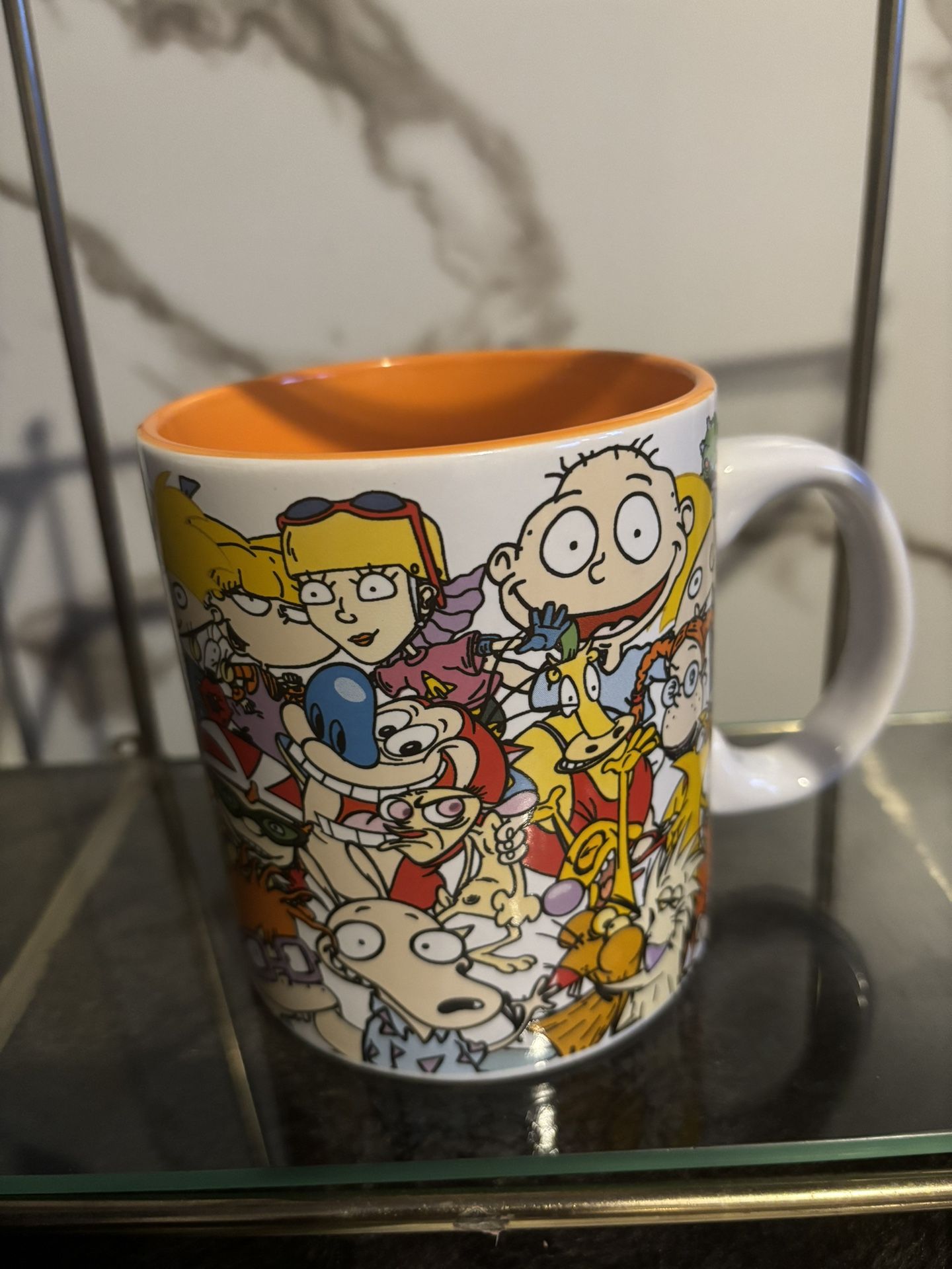 Nickelodeon Mug Nicktoons Rugrats Rocket Power Hey Arnold Coffee Cup Mug