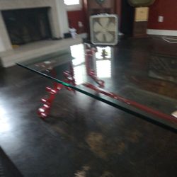 Wrought Iron Coffee Table Glass