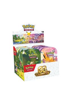 Pokemon 30th Celebration Mini Tin Display Box