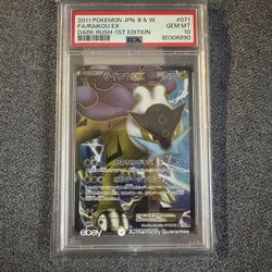 Black And White Dark Rush 1st Edition Raikou Psa 10