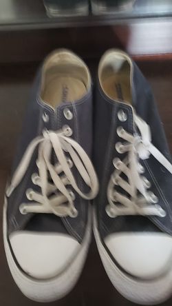 Navy blue Converse All Star low tops