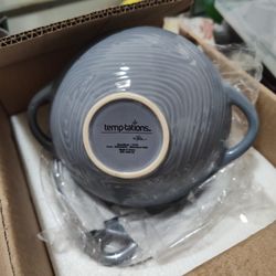 New In Box Grey Temptations Bowls 