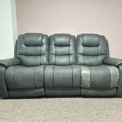 Power Recliner 3 Seater Sofa