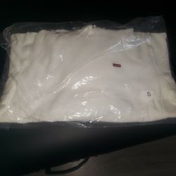 Supreme Small Box Logo Hoodie White Small
