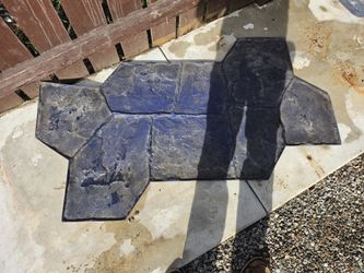 Concrete stamps stone