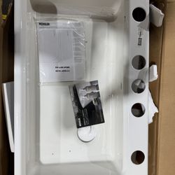 Kohler Riverby 33" Single Basin Cast Iron Kitchen Sink for Undermount Installations