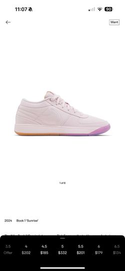 Nike Book 1 Sunrise Size 5