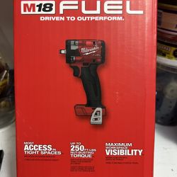 Milwaukee M18 FUEL GEN-3 18V Lithium-Ion Brushless Cordless 3/8 in. Compact Impact Wrench with Friction Ring (Tool-Only