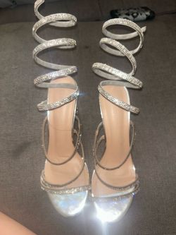 blinged out heels size 7 1/2