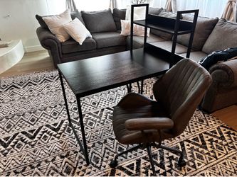 Desk and chair set