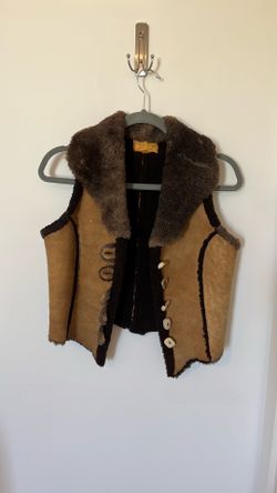 Vtg Leather Vest