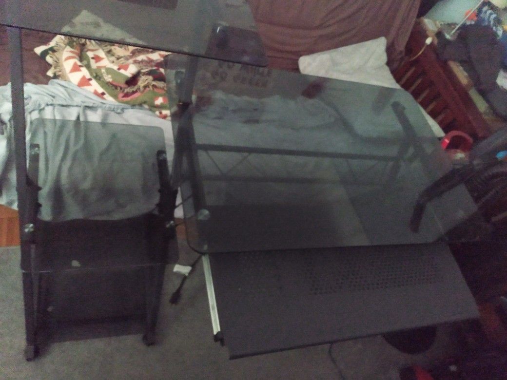 Glass Computer Desk