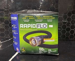 Teknor Rapid Flo 5/8 in. x 100 ft. Compact Garden Hose