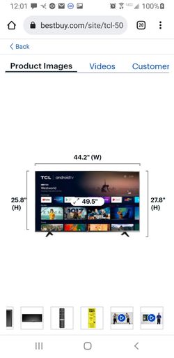 $200 - TCL 50 inch Brand new TV in box never used (serious buyers)