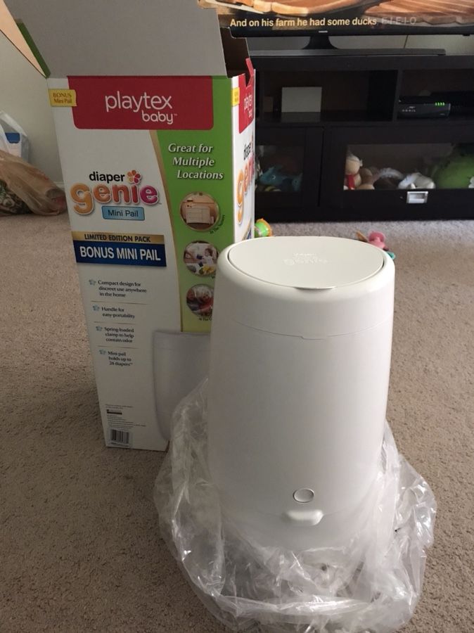 Platter baby diaper genie mini pail
