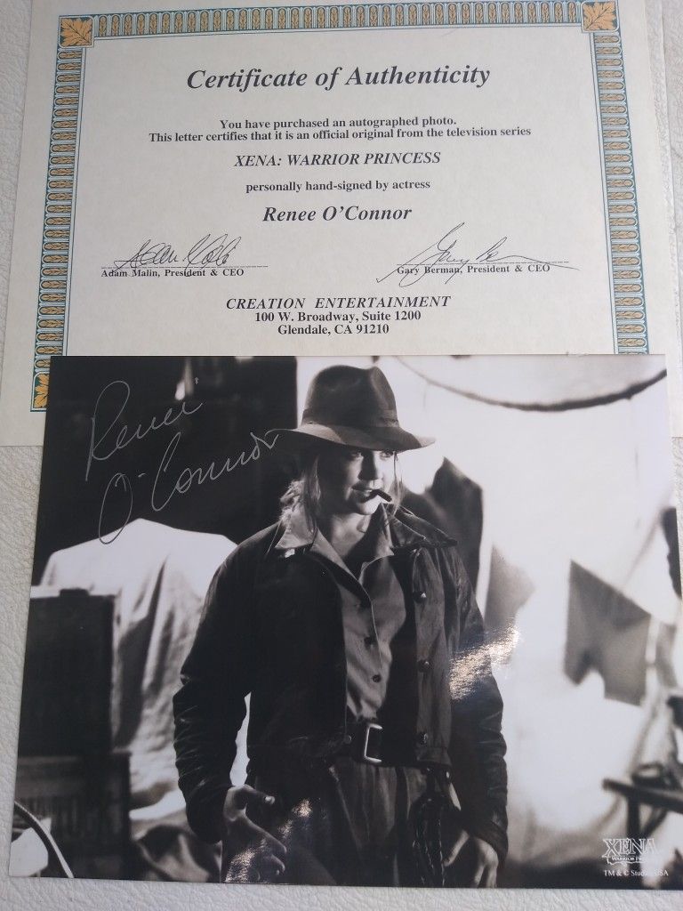 Xena TV Show Autographed Photos