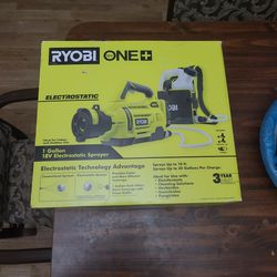Ryobi ONE+ 1 Gallon 18V Electrostatic Sprayer BRAND NEW Condition