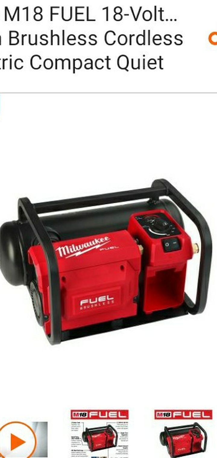 Milwaukee Battery Air Compressor