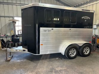 2 horse aluminum trailer