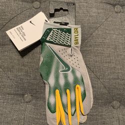 Nike Baylor Bears Team Exclusive Alpha Elite Baseball Batting Gloves