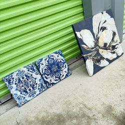 Canvas Art Pieces For Sale! x3