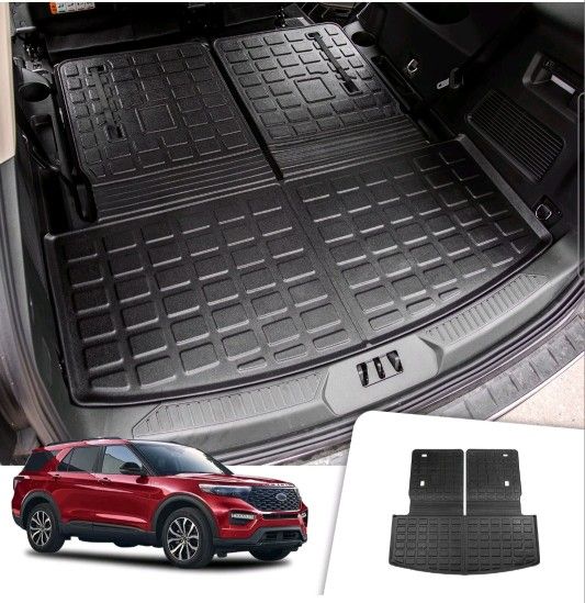 Rongtaod Cargo Mat Compatible with 2020-2025 Ford Explorer 6&7 Passenger