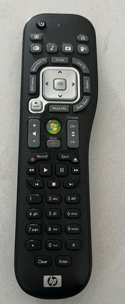 HP Windows Media Center Remote Control 5070-2583 All In One TV