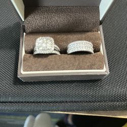 Jared Wedding Set (Engagement Ring & Anniversary Ring)