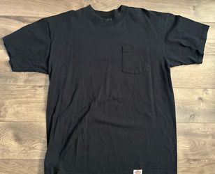 Vintage T-shirt Dickies Work XL Pocket Tee Y2K Carpenter black 2000s vtg faded