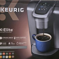 Keurig K-Elite K-90 Single-Serve Coffee Maker with Iced Coffee Setting NEW