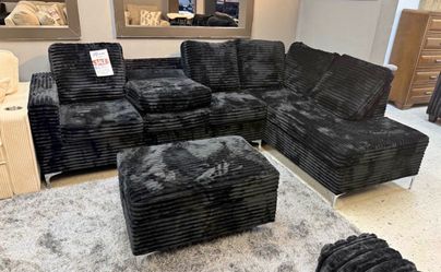 NEW SECTIONAL SOFA WITH OTTOMAN AND FREE DELIVERY ORDER HERE AND PAY UPON ARRIVAL