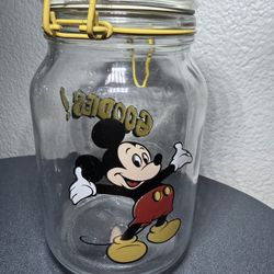 $30 | Collectible Disney Micky Mouse Glass Jar 