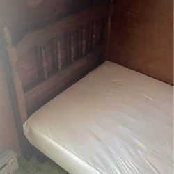 Twin Bed With Headboard And Box Spring 