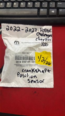 2023 -22Chrysler (contact info removed) Dodge Charger/Challenger Crankshaft  Sensor
