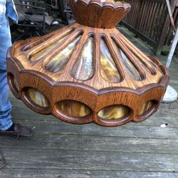 Handcrafted Stain glass light