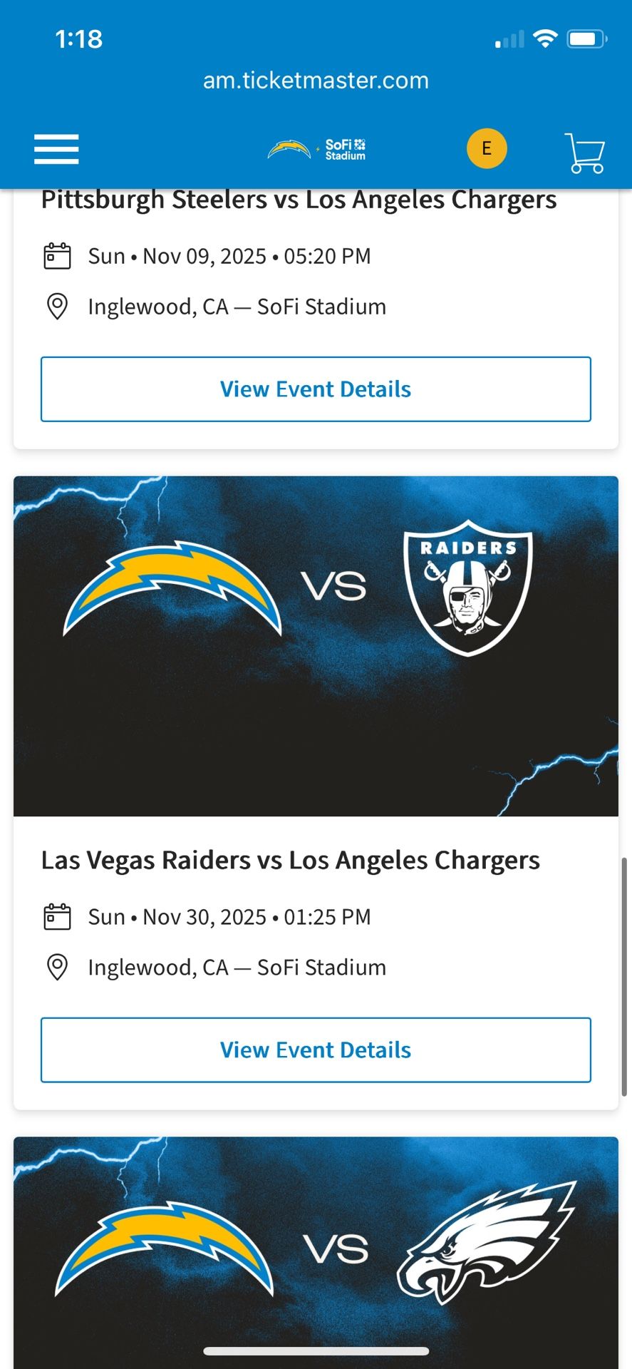 Las Vegas Raiders vs Los Angeles Chargers