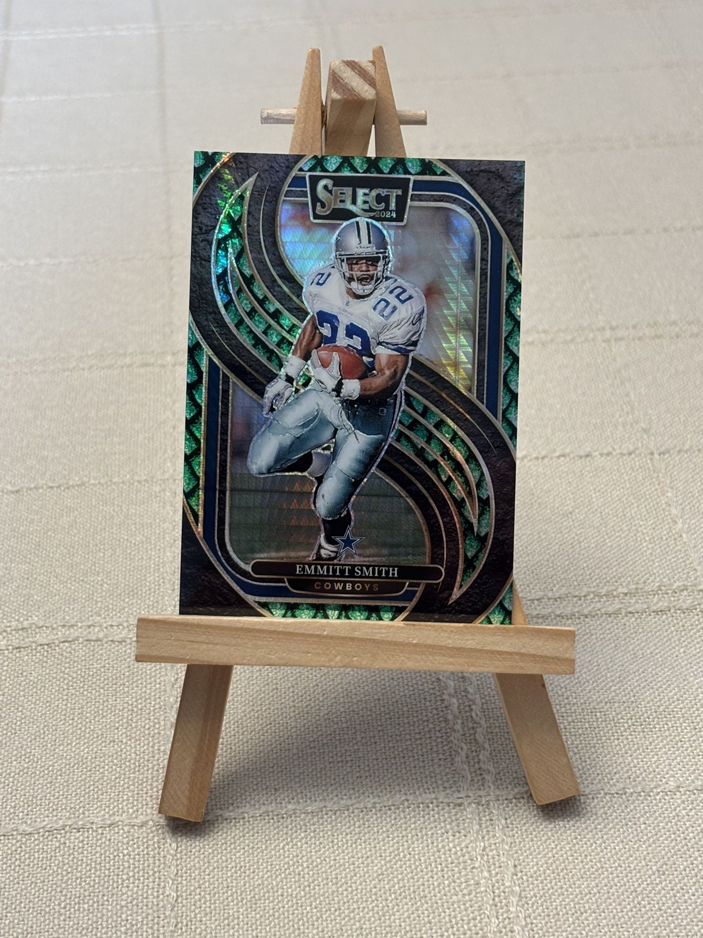 Emmitt Smith Dragon Scale Prizm COWBOYS