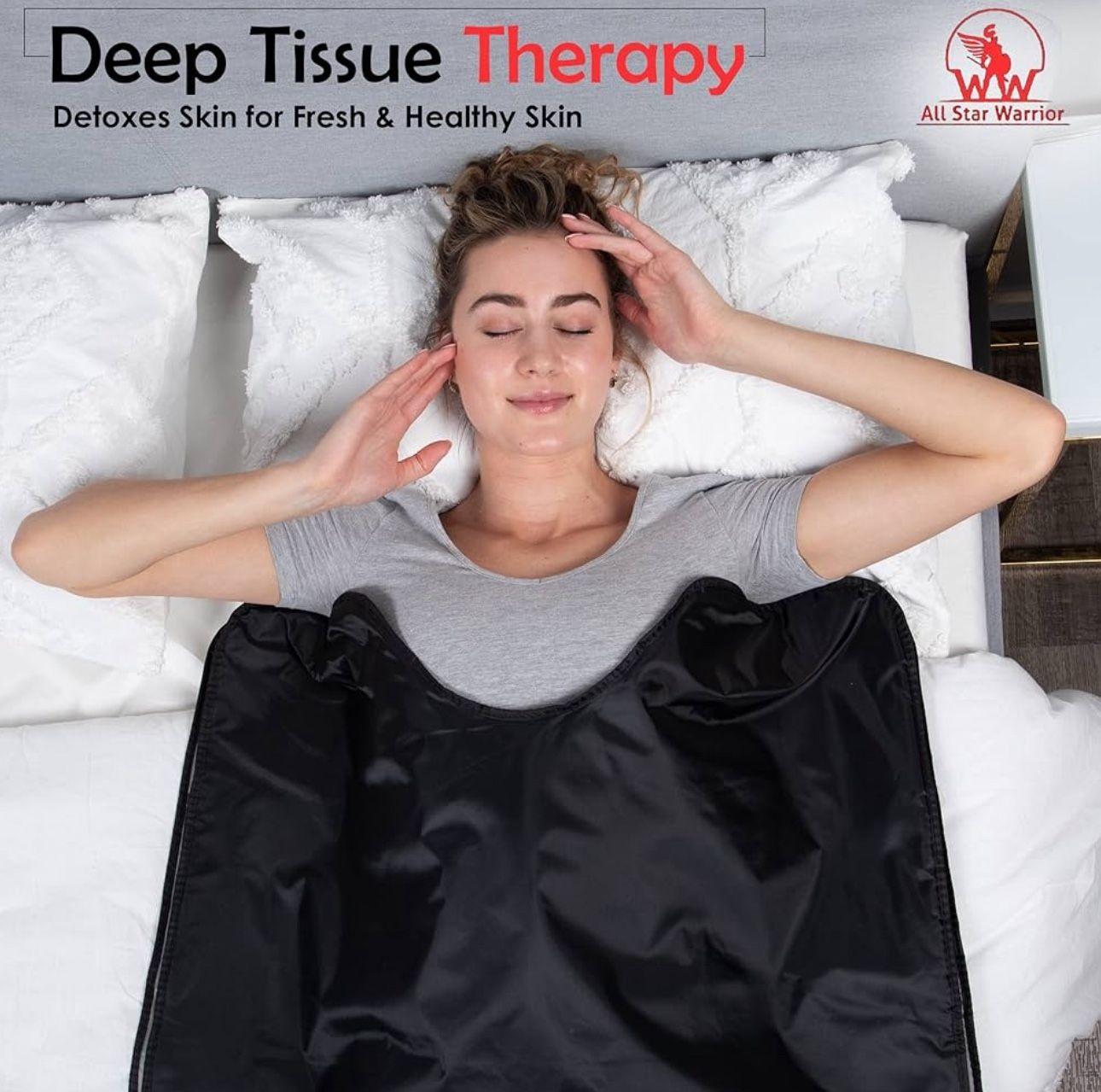 All Star Sauna Blanket - Higher Dose Infrared Sauna Blanket for Weight Loss and Detox - Infrared Sauna Blanket - Far Infrared Saunas for Home - Infrar